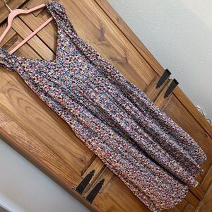 Floral Multicolor Sleeveless Dress
